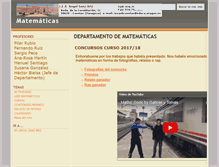 Tablet Screenshot of matematicas.iesangelsanzbriz.net