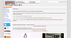 Desktop Screenshot of iesangelsanzbriz.net