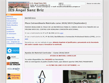 Tablet Screenshot of iesangelsanzbriz.net